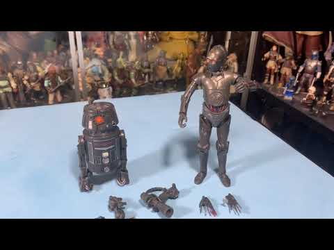 BT-1 & 0-0-0 (Beetee & Triple Zero) Star Wars Black Series 6” Action Figures Unboxing