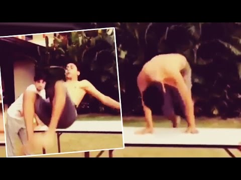 (Video) Shahrukh's Son Aryan Performs DANGEROUS STUNT
