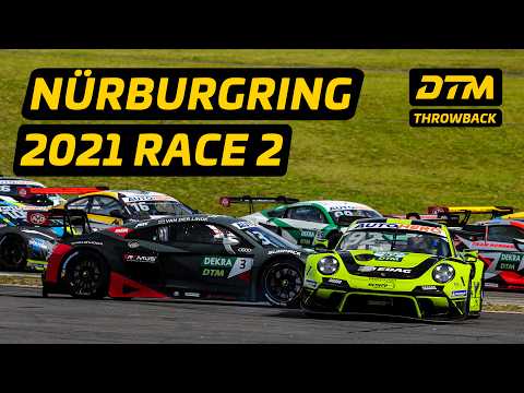 DTM 2021 Re-Live: Nürburgring – Race 2 | High-Stakes Action & Mass Retirements!