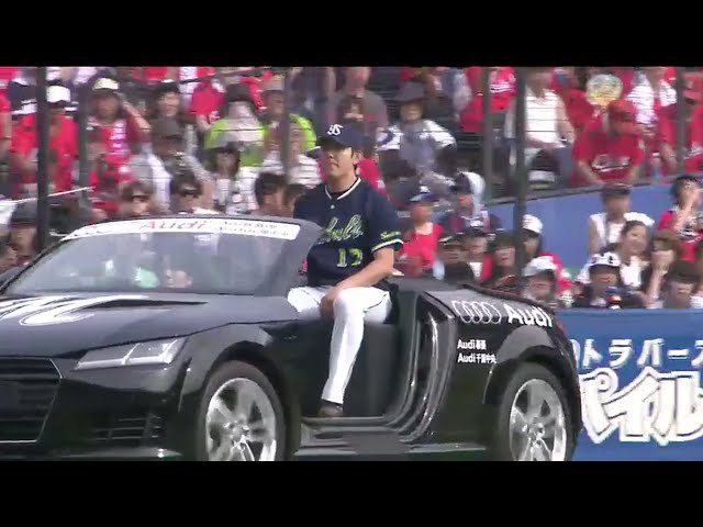 【7回裏】球場が沸いた!! スワローズ・成瀬がQVCマリンのマウンドへ 2016/6/11 M-S