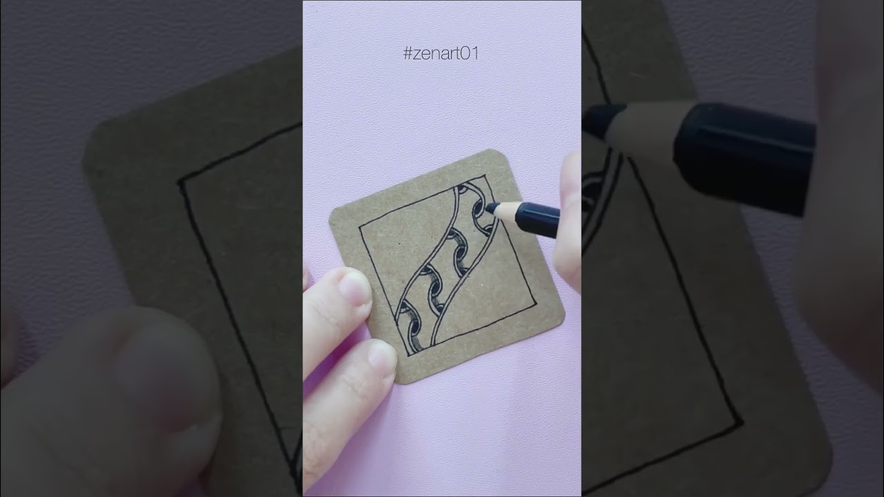 004 Tangle Pattern Zen Art 01 - SEEDWAYZ-Etra