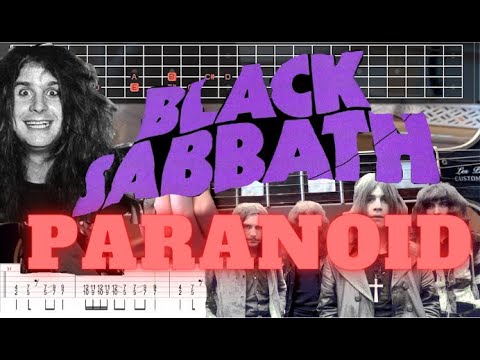 Black Sabbath - Paranoid GUITAR LESSON [WITH TABS!!]  (LEARN IN 5 MINS !!!!!)