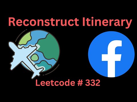 RECONSTRUCT ITINERARY | LEETCODE 332 | PYTHON ITERATIVE DFS SOLUTION