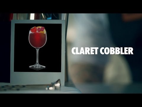 CLARET COBBLER DRINK RECIPE - HOW TO MIX