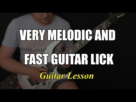 Very Melodic & Fast Guitar Lick!