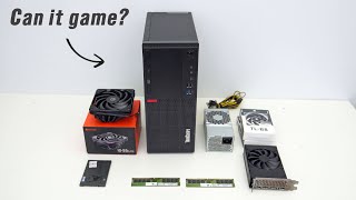 Lenovo M720T: i7-8700 + RTX 4060, PSU, Cooler upgrade, Can it game?