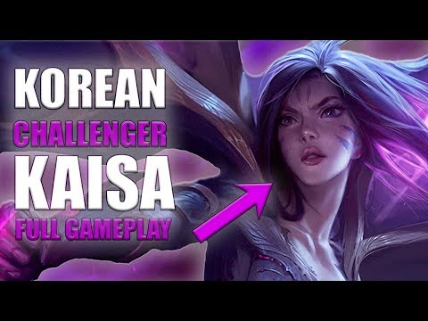 KOREAN CHALLENGER KAISA INSANE BUILD 100% OP!! (patch 9.22)