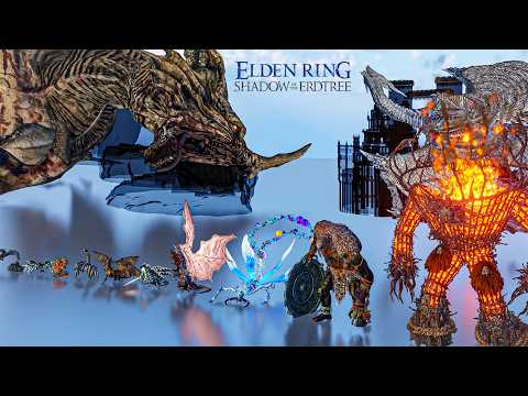 INSANE 70+ Elden Ring DLC Monsters, Bosses & Wildlife Size Comparison 🎉🎉  [10K Subs Celebration]