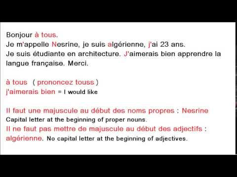Présentation de Nesrine