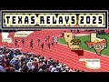 TEXAS RELAYS 2025 4x100 S 4x200 S 200m HS College Pro S
