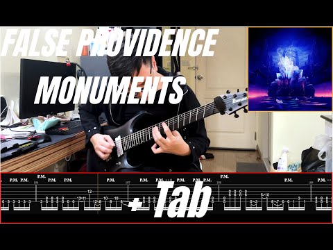 MONUMENTS - FALES PROVIDENCE l Guitar Cover + TAB Screen