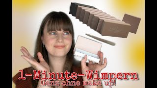 1-Minute Wimpern wie aus'm Studio!! Ganz OHNE Kleber, SELBST gemacht! | unwissend Schön