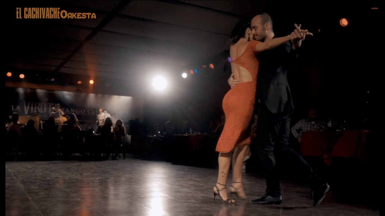 EL CACHIVACHE show en La Viruta milonga - Pablo Rodriguez y Mariana Dragone. Comme il faut. Tango