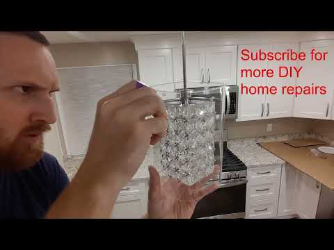 How to Install Artika Pendant Light (Single Crystal Cube Style)