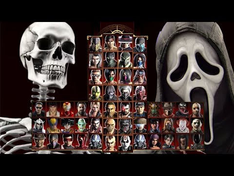 Mortal Kombat 9 - SKELETON & GHOSTFACE - Expert Tag Ladder - Gameplay @(1080p) - 60ᶠᵖˢ ✔