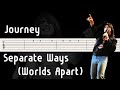 Journey - Separate Ways (Worlds Apart) Guitar Tutorial [Tab]