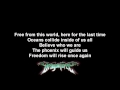 DragonForce - Heroes Of Our Time | Long version | Lyrics on screen | HD