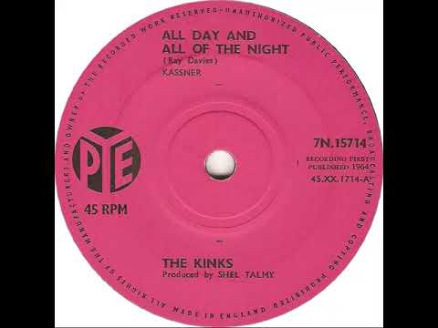 UK New Entry 1964 (245) The Kinks - All Day And All Of The Night
