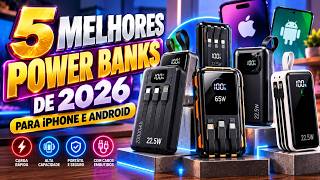 5 Power Banks 20.000mAh que VALEM a Compra em 2026 | iPhone, Android e até 65W