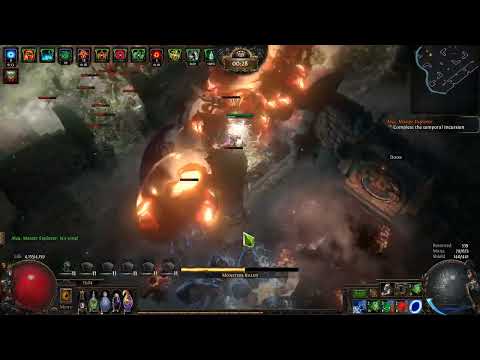 [3.17 PoE] Fire blade vortex assassin triple beyond 100% delirium map showcase