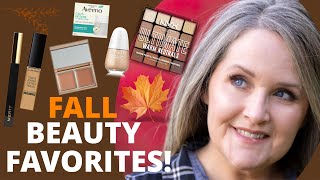 20 Beauty Fall Favorites I'm OBSESSED With!! Haircare, Skincare & Makeup GRWM | Over 50🍂🍂