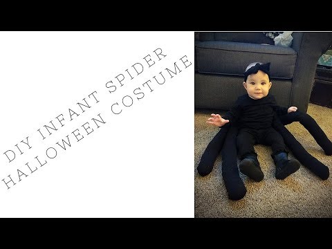 DIY INFANT SPIDER COSTUME | Family Halloween Bike Ride