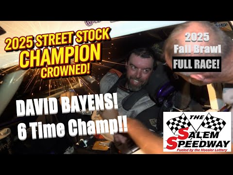 Street Stocks - 2025 Fall Brawl - A Champion is Crowned! - FULL RACE
