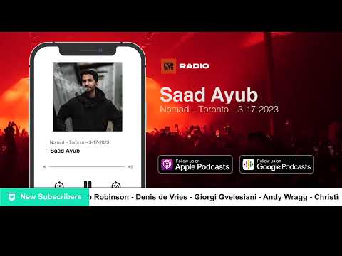 Techno DJ Mix / Set by Saad Ayub @ Nomad – Toronto – 3-17-2023