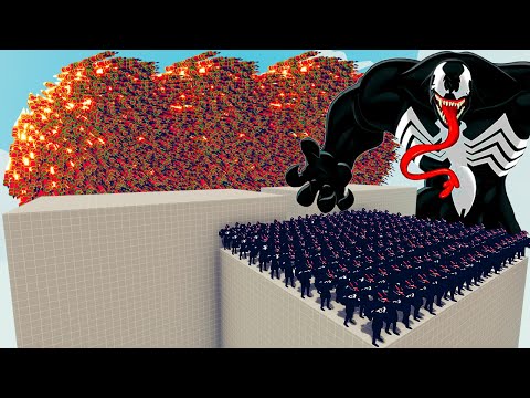 200x VENOM + 1x GIANT vs EVERY GOD - Totally Accurate Battle Simulator TABS