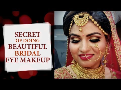 Beautiful Bridal Eye Makeup | Bridal Makeup Tutorial | Glam Eye Makeup | Pooja Goel