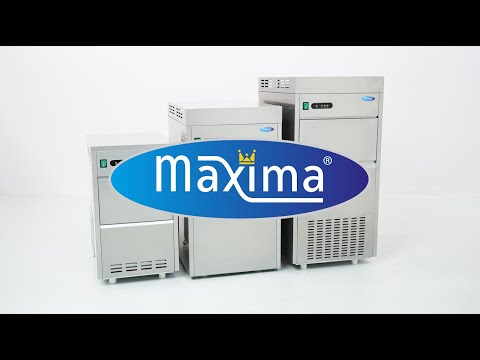 Maxima Gastro Eiswürfelmaschinen - 45 kg/Tag - Kugelwürfel - Wasser Gekühlt