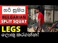 How to do a Bulgarian split squat for bodybuilding and fitness