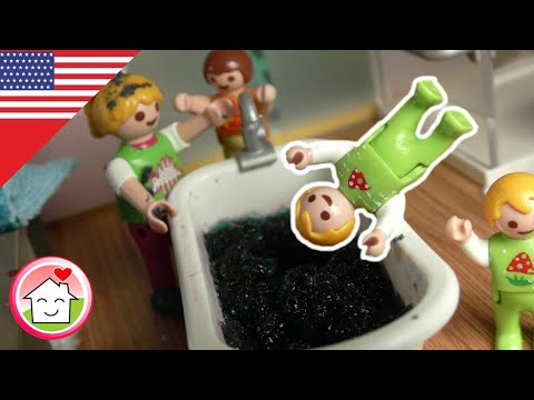 Playmobil English Bathing with Anna and Lena - The Hauser Family