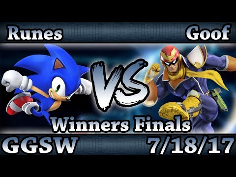 GGSW 31 - Runes (C.Falcon) Vs. Goof (Sonic) Smash Wii U Winners Finals - Smash 4