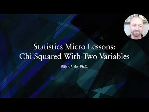 Stats Micro Lessons 64: Introduction to the Two-Variable Chi-Squared Analysis