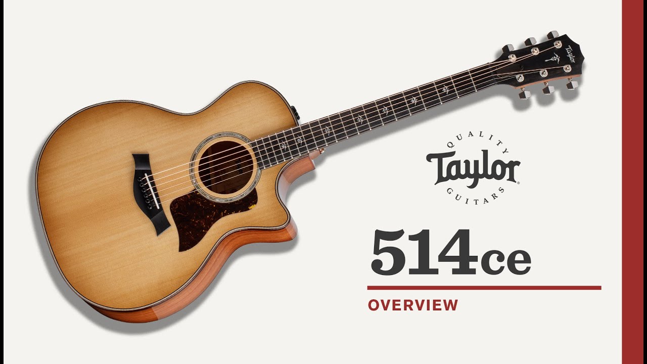 Taylor Guitars | 514ce (Urban Ironbark) | Video Overview - YouTube