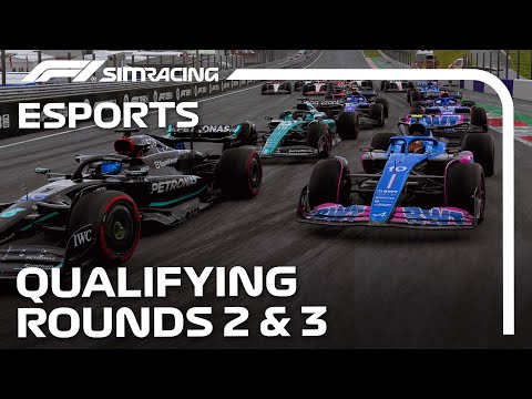 Qualifying I F1 Sim Racing World Championship 2023/2024 I Round 2 & 3 I Jeddah & Spielberg