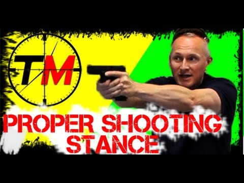 PROPER PISTOL SHOOTING STANCE | Tactical Minute