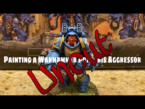 Painting a Warhammer Primaris Aggressor! (Uncut)