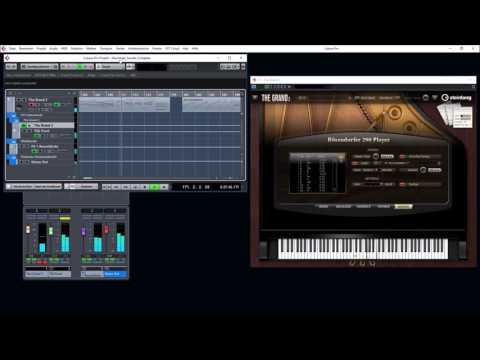 Cubase pro 9, The Grand 3: Moonlight Sonata, Mondschein Sonate, by Martin Ehrlich