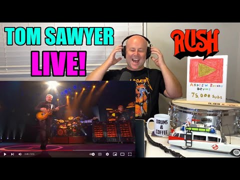 Drum Teacher Reaction: NEIL PEART | RUSH - 'Tom Sawyer' Live | RUSH WEEK! 🇨🇦 🥁🙌