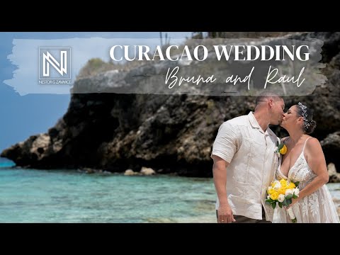 Bruna + Raul | Beach Wedding at Playa Hunku, Curacao | Cinematic Highlights | Nestor G Zavarce