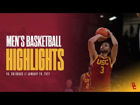 Men's Basketball: USC 61, Colorado 58 - Highlights 1/20/22
