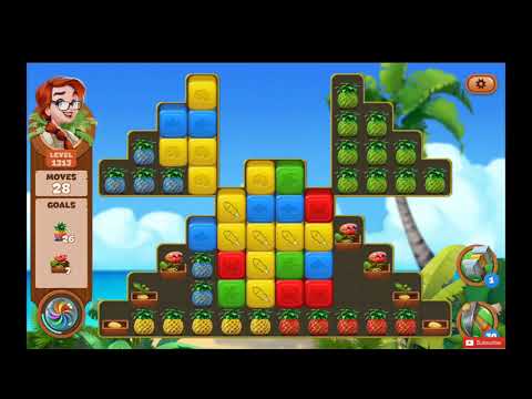 Lost Island Blast Adventure Level 1313 NO BOOSTERS - A S GAMING ✔