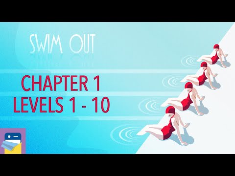 Swim Out: Chapter 1, Levels 1 2 3 4 5 6 7 8 9 10 Walkthrough (by Lozange Lab) - YouTube