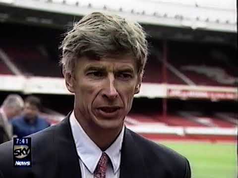 Arsene Wenger takes over at Arsenal 22-09-1996