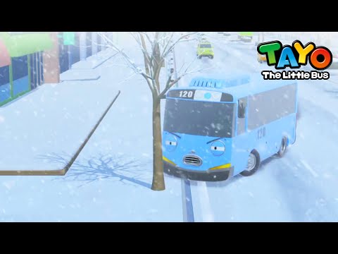 Tayo English Episodes l Tayo's accident on heavy snowy day! l Tayo the Little Bus