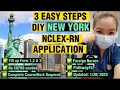 3 Easy Steps DIY New York NCLEX RN Application Updated 2023 NYSED No CGFNS Needed