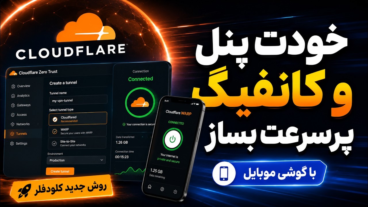 آموزش نصب پنل Netra روی Cloudflare با گوشی 📱 + ساخت کانفیگ اختصاصی