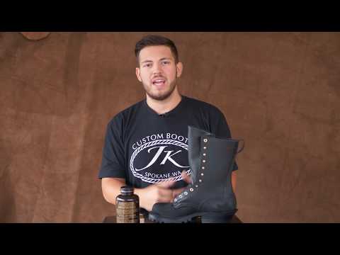 How to oil rough out boots